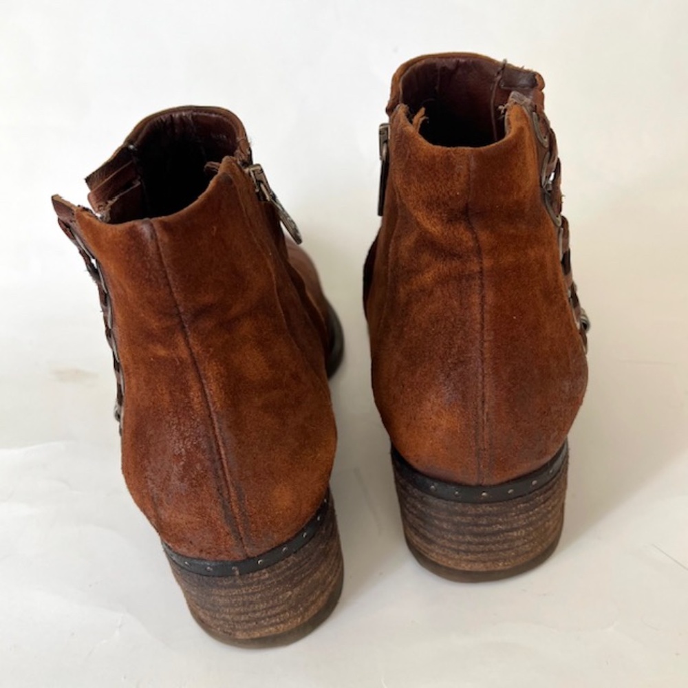 A.S 98 Cheyenne AirStep Brown Boho Ankle Western Boot Size 38 - Picture 2 of 8